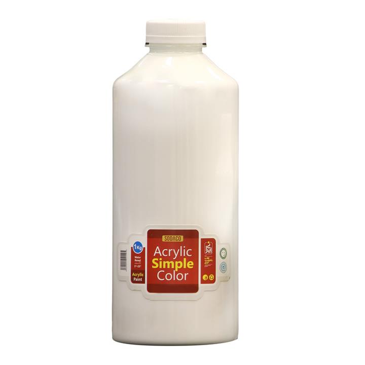 رنگ اکریلیک سوداکو مدل simple حجم 1000 میلی لیتر